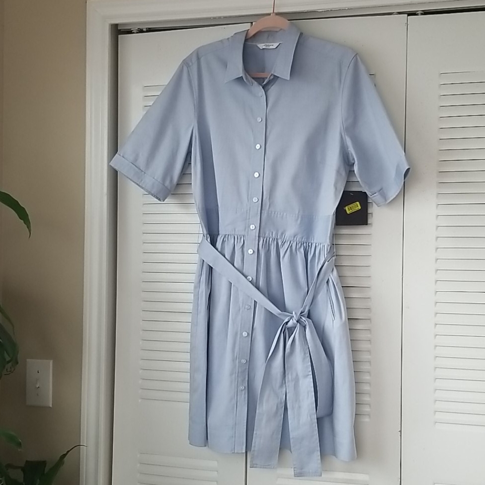 Liz Claiborne Light Blue Pockets Dress